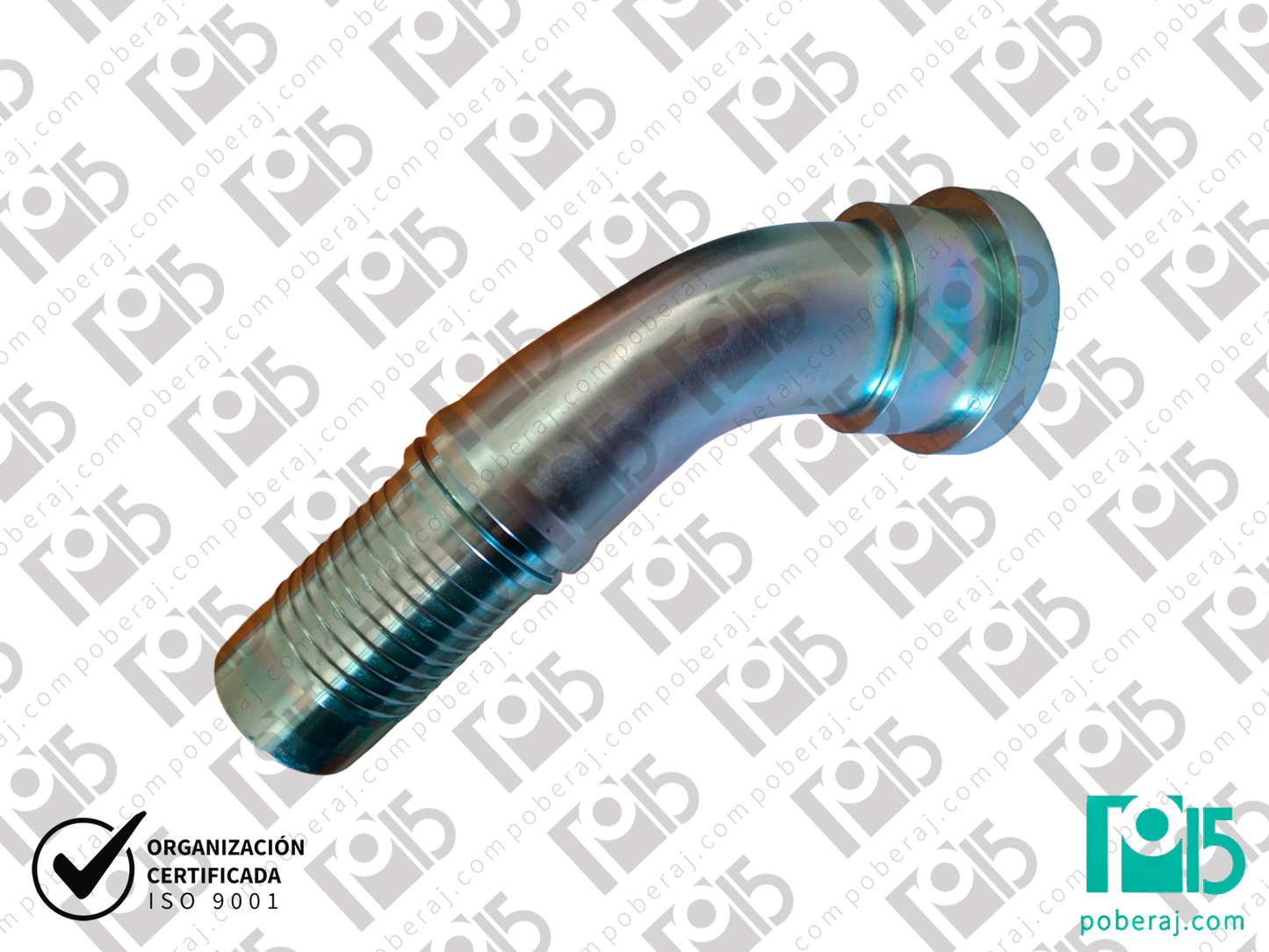 Conexión RACORD para Prensar R12/R13/R15 ACOPLE CODO 45 CODE 62 * SERIE PESADA * Código C9637