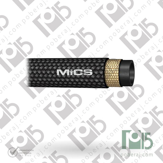 Manguera  Hidráulica SAE 100 R5 con trenza de acero y algodón Código M005C