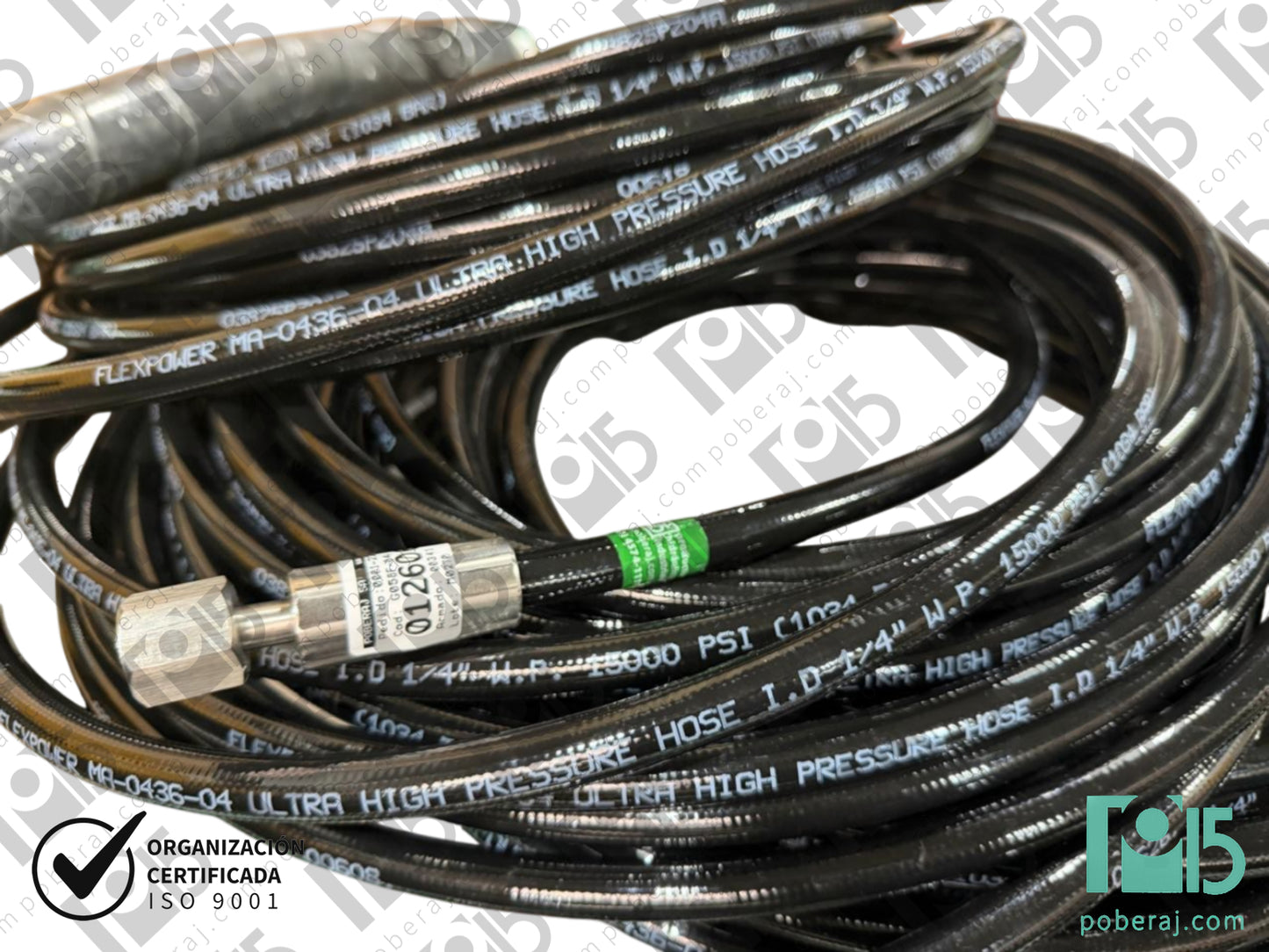 Manguera Hidráulica Termoplástica para muy alta presión 1000 Bar Codigo M058F