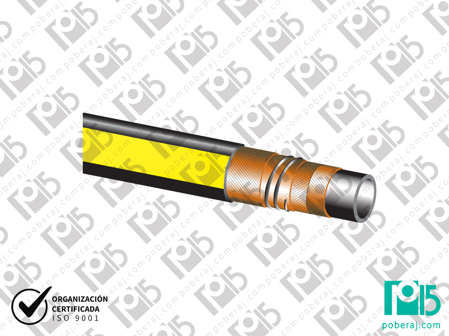 Manguera Industrial CHEM EPDM D Química de Uso General para Servicio Pesado