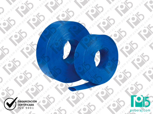 Manguera Industrial HOUSTON BLUE Plana de PVC para Descarga y Conducción de Agua
