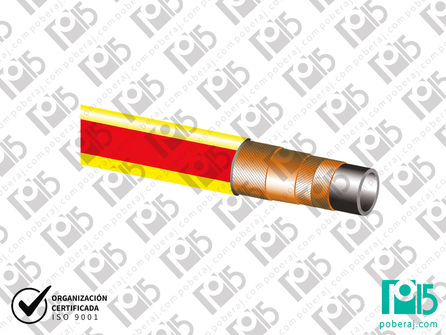 Manguera Industrial MULTIPROPÓSITO 500 PSI para Minería, Construcción, Petróleo