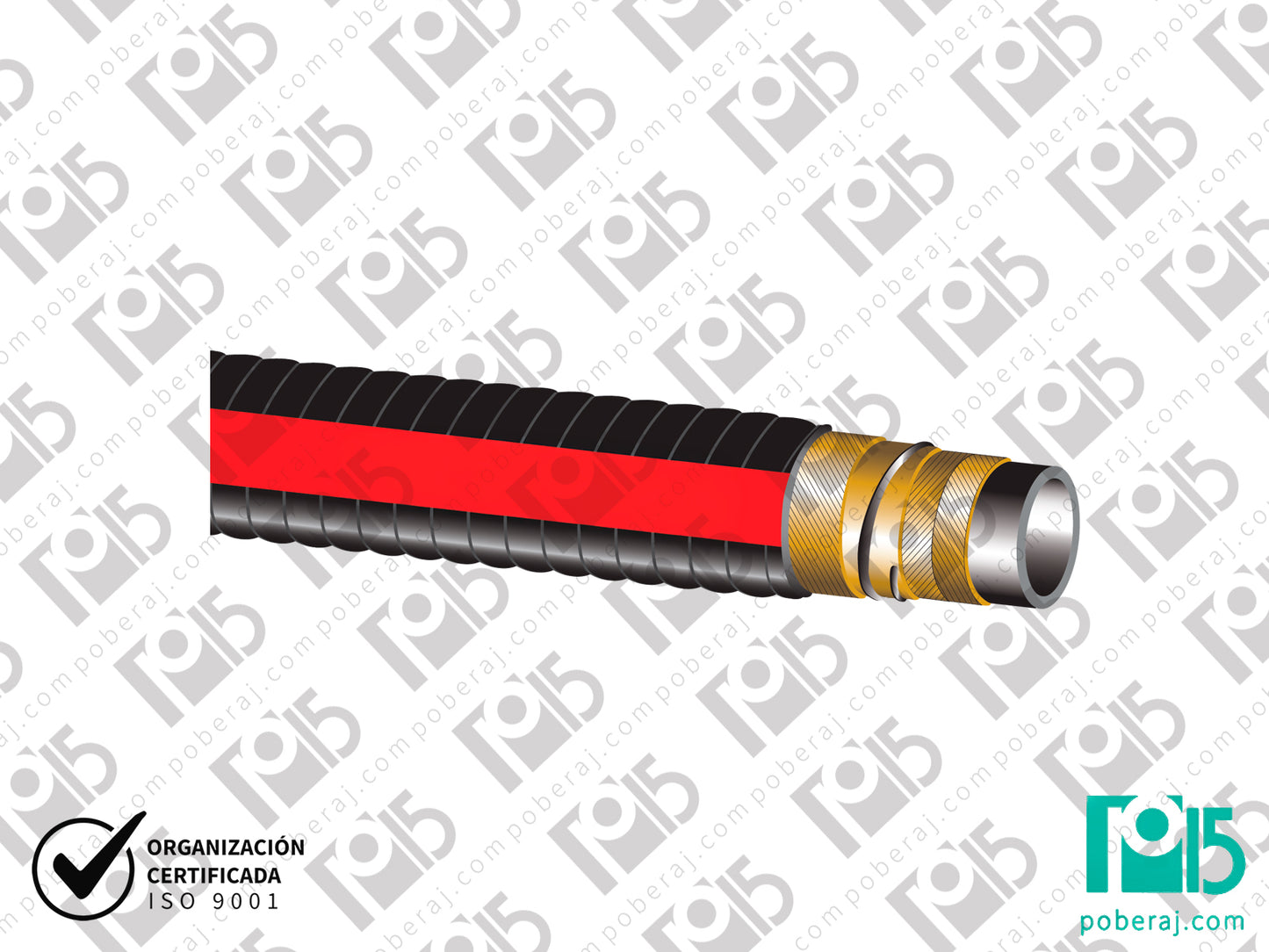 Manguera Industrial ROCK DUST para Aspiración de Polvo de Roca y Materiales Altamente Abrasivos