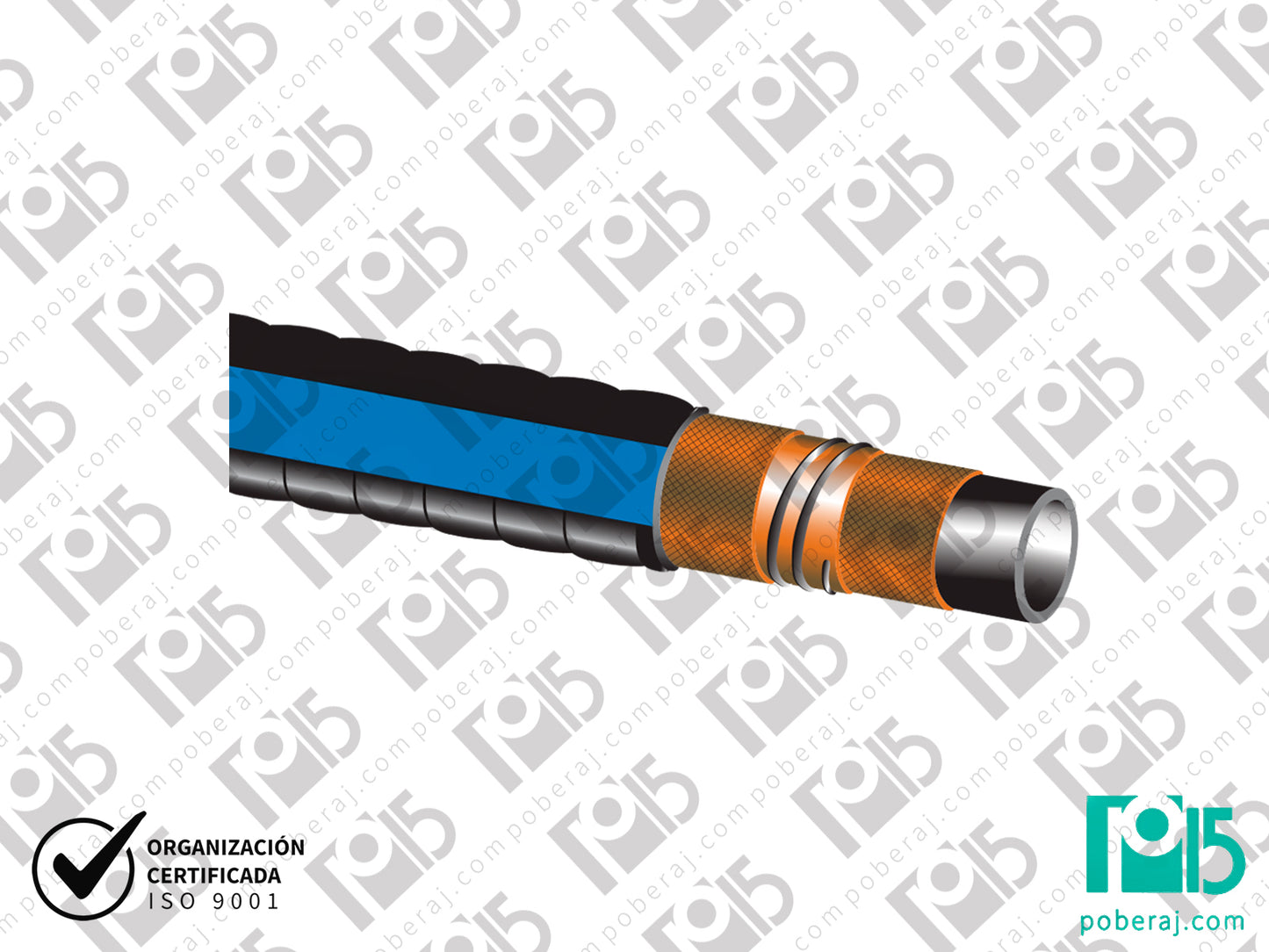 Manguera Industrial WATER BLUE Succión De Agua - Agua con Solidos