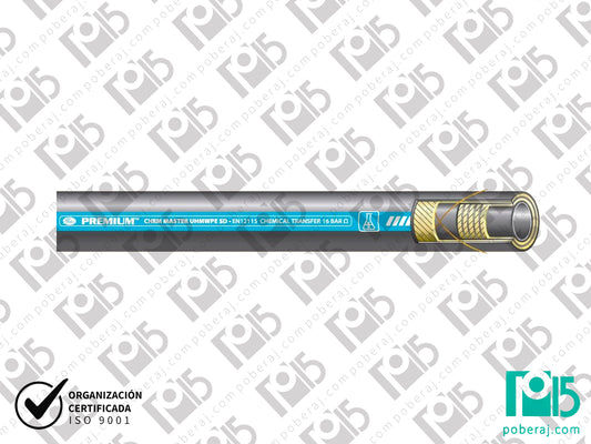 Manguera Industrial para sustancias químicas y ácidos Gates Premium Chem Master UHMWPE SD CODIGO M035-CHEM MASTER