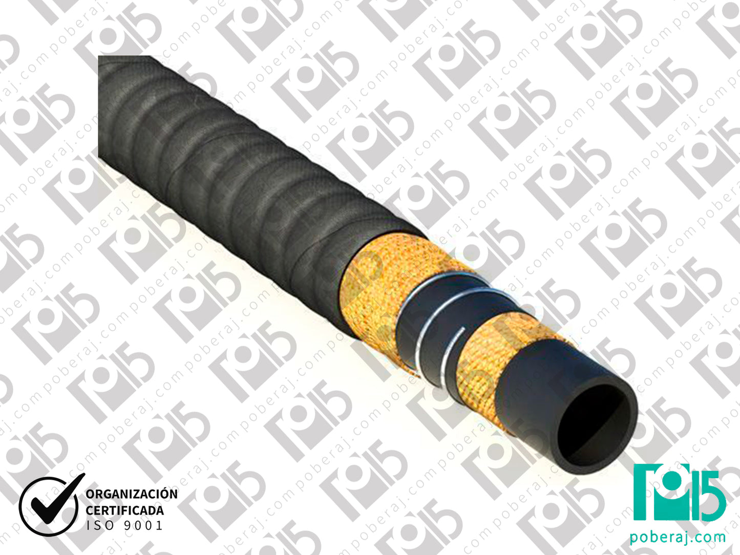 Manguera para arenadoras, granalladoras y conducción de productos abrasivos en general CÓDIGO: 8606