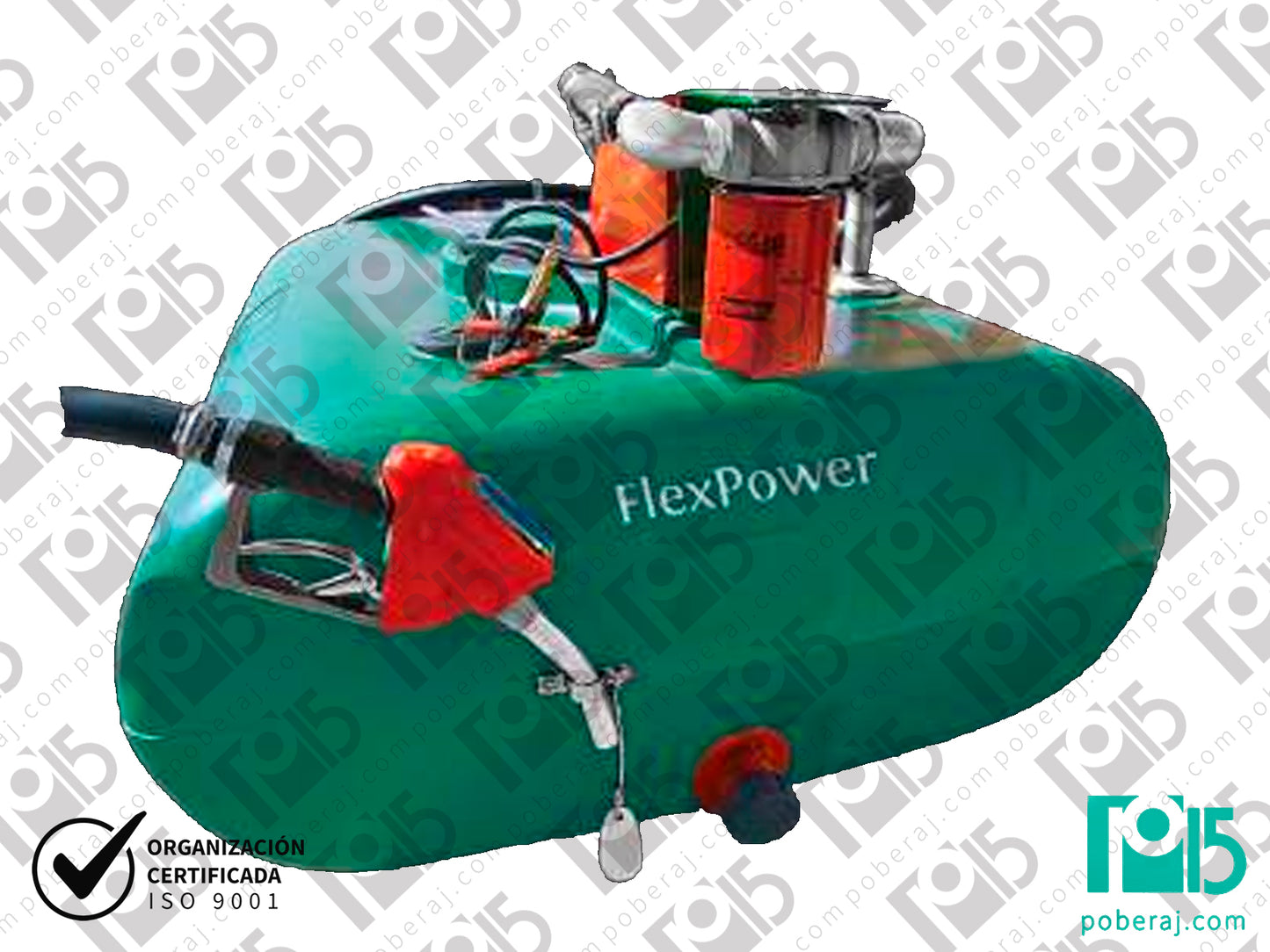 P15-20002 Tanque Sin Tapa Combustible Polipropileno 100 | 200 | 300 | 400 | 500 Litros Con Bomba