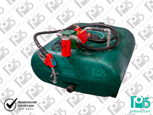 P15-20002 Tanque Sin Tapa Combustible Polipropileno 100 | 200 | 300 | 400 | 500 Litros Con Bomba