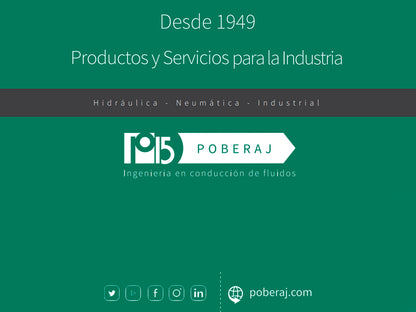 Conexion hidraulica Terminal pre-prensado Codo 90º Acero al carbono Código referente: 1FL9-24-20