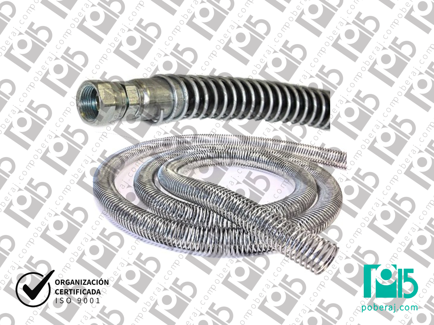 Resorte / Protector / Protección Exterior de Mangueras (Alambre Galvanizado) CODIGO S0821