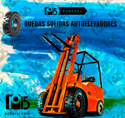 S9500 Ruedas sólidas para autoelevadores