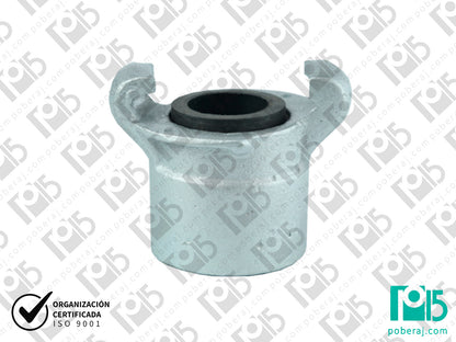 Acople Rápido 1/2 Media Vuelta Arenado p/Transporte de Abrasivos Para Tolva y Porta Pico