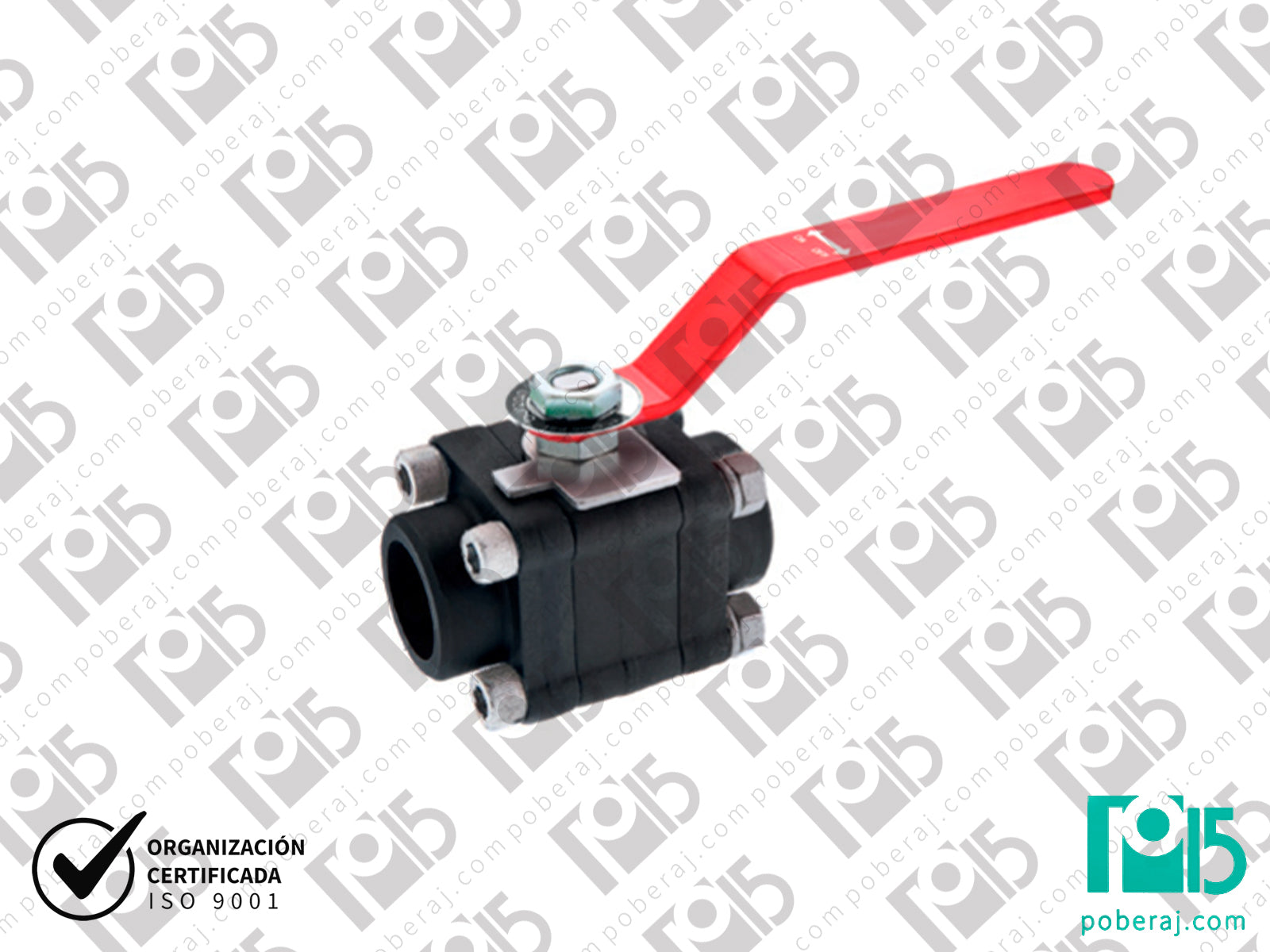 Valvula HP44 Series tres piezas Oil & Gas industrial