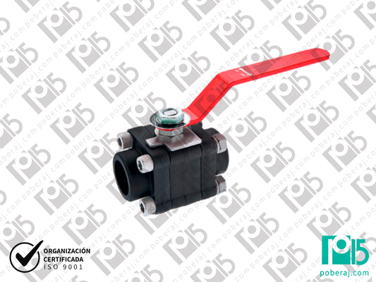 Valvula HP44 Series tres piezas Oil & Gas industrial