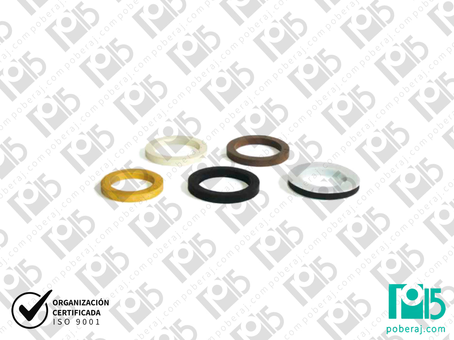 Juntas / Sellos / Guarnición de goma Buna y Viton para acoples rápidos a levas camlock industriales Codigo A640N