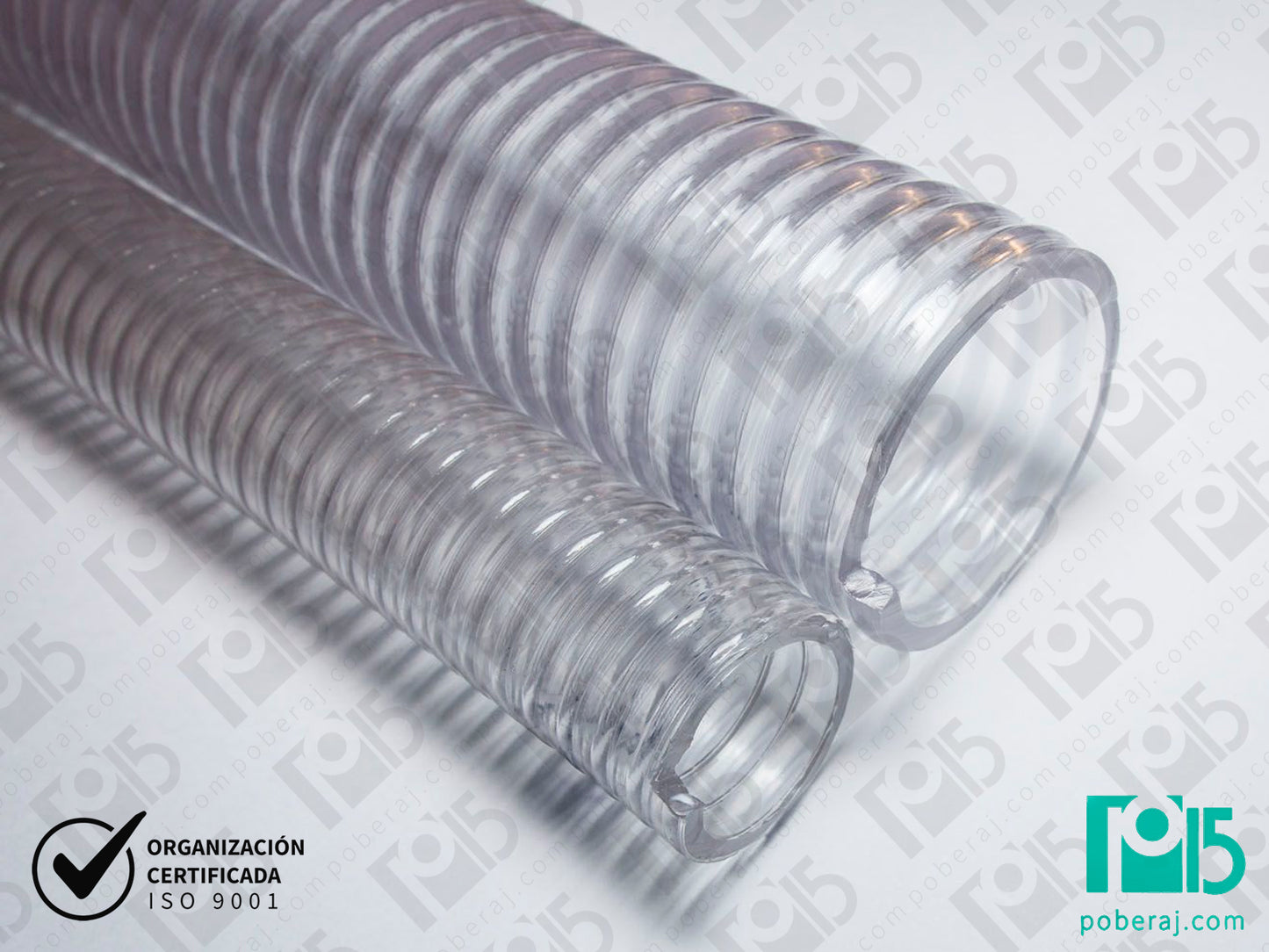 Manguera PVC transparente atóxica con refuerzo espiral Codigo M143