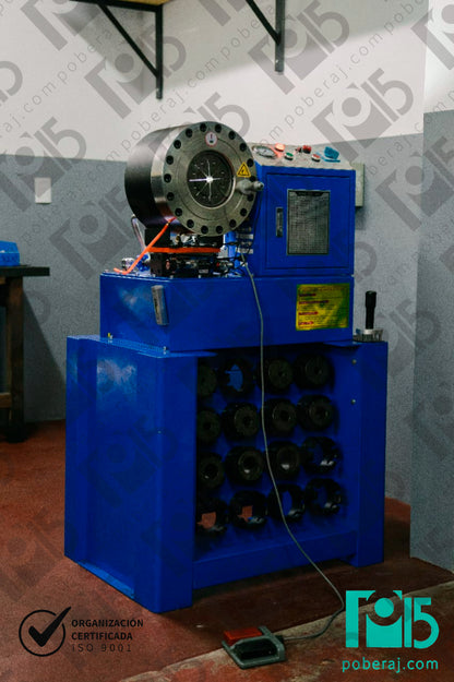 Maquina Prensadora de Mangueras Hidráulicas e Industriales de 1/4 a 2"
