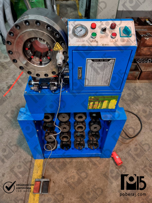Maquina Prensadora de Mangueras Hidráulicas e Industriales de 1/4 a 2"