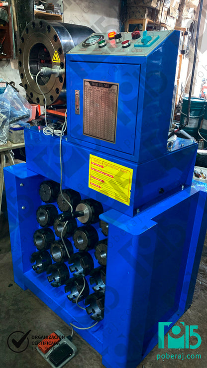 Maquina Prensadora de Mangueras Hidráulicas e Industriales de 1/4 a 2"