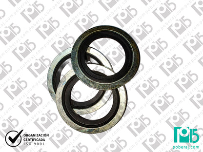 Arandela de Metal-Goma Métrica Codigo S0801