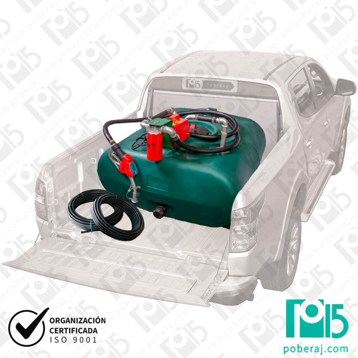 P15-20002 Tanque Sin Tapa Combustible Polipropileno 100 | 200 | 300 | 400 | 500 Litros Con Bomba