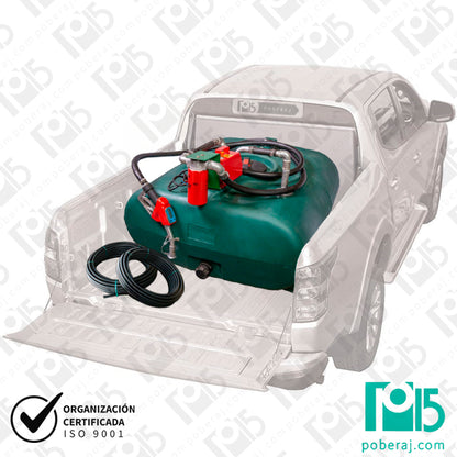 P15-20002 Tanque Sin Tapa Combustible Polipropileno 100 | 200 | 300 | 400 | 500 Litros Con Bomba