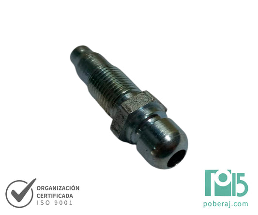 C1189 Conexion Reutilizable Hidraulica Industrial para Manguera Espiga Reutilizable R1 Hembra Giratoria Asiento Macho Esférico para Prensado y para Alambre