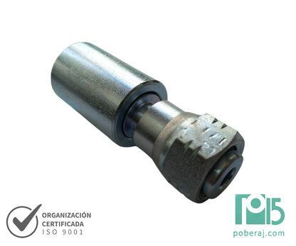 C2225  CONEXION PREN.p/MANG.SAE 100 R1/R2 HG Rosca UNF AS.Plano