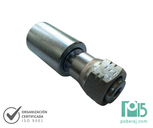 C2225  CONEXION PREN.p/MANG.SAE 100 R1/R2 HG Rosca UNF AS.Plano