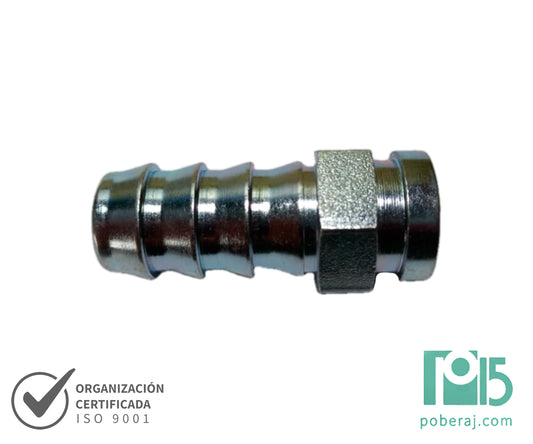 C4496  RACORD LOCK-ON HG As.JIC p/TUERCA PREN. Y p/T