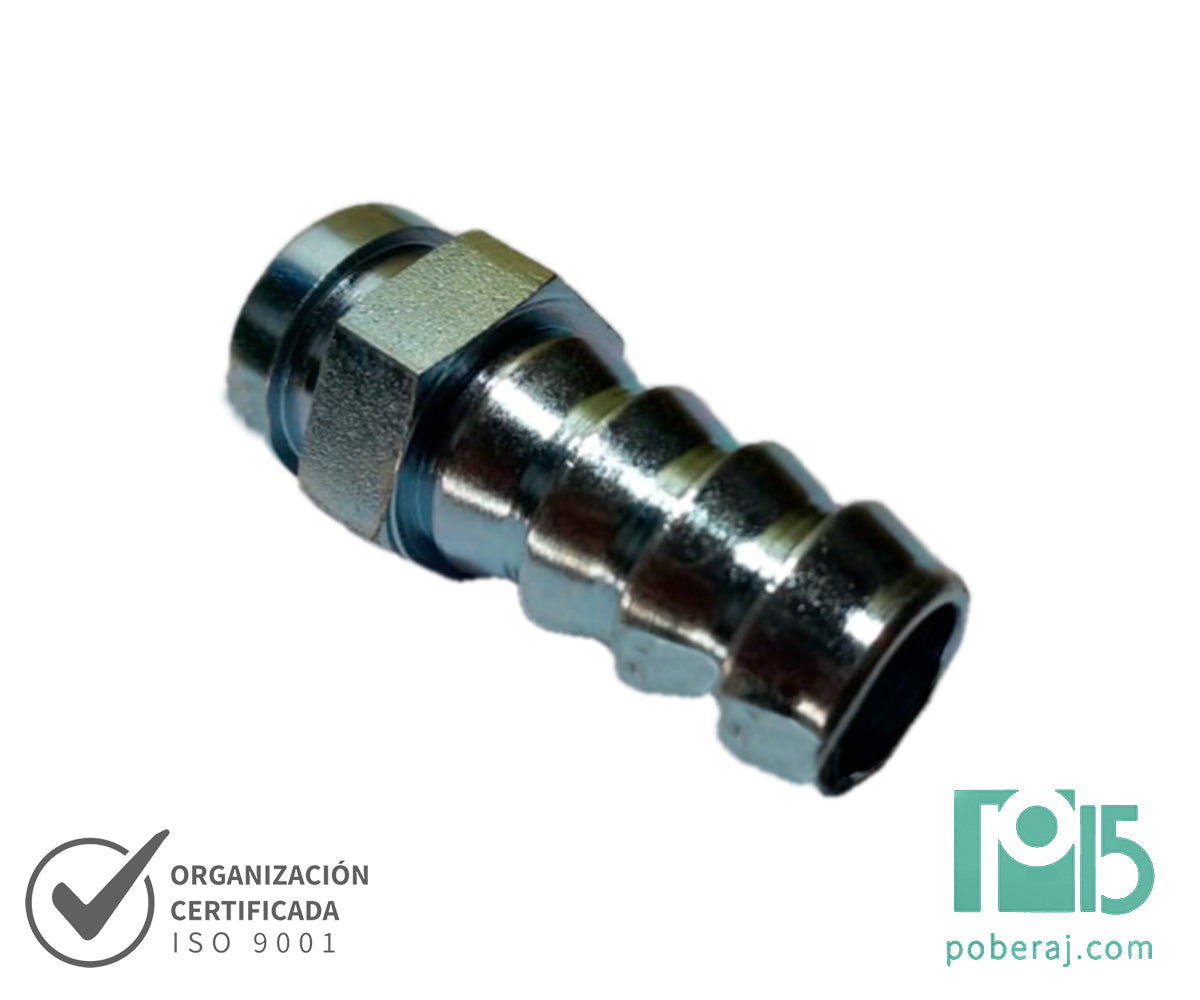 C4496  RACORD LOCK-ON HG As.JIC p/TUERCA PREN. Y p/T