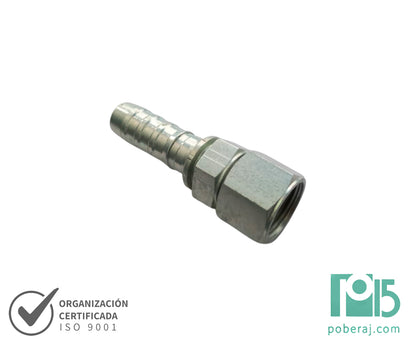RACORD p/Prensar R12/R13/R15 HG Rosca UNF As.HEM.JIC 37 CODIGO C9605