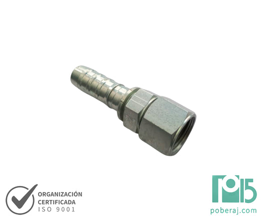 RACORD p/Prensar R12/R13/R15 HG Rosca UNF As.HEM.JIC 37 CODIGO C9605