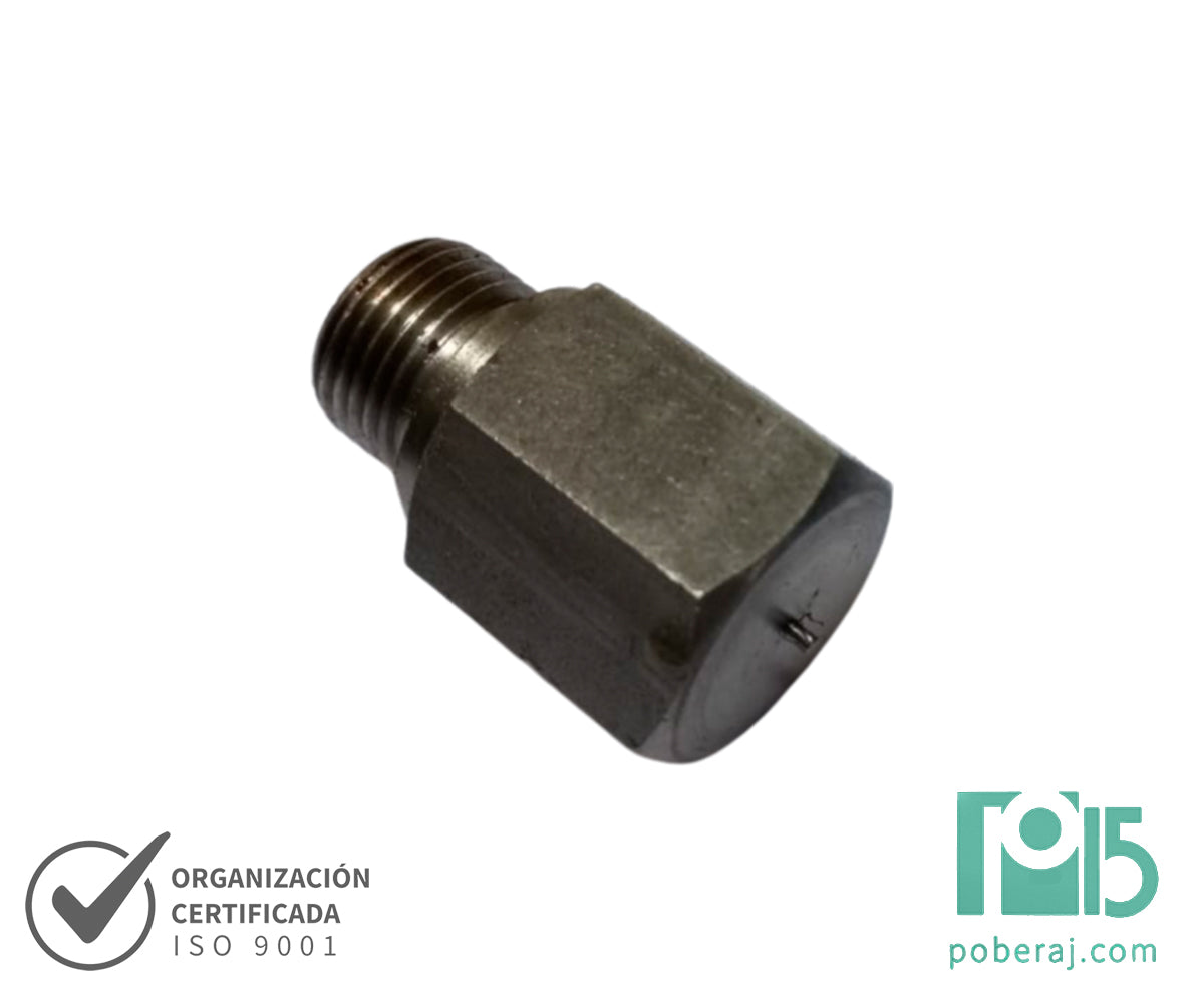 D0523  Adaptador Macho BSPP AS.Plano P/Arandela A Ciego