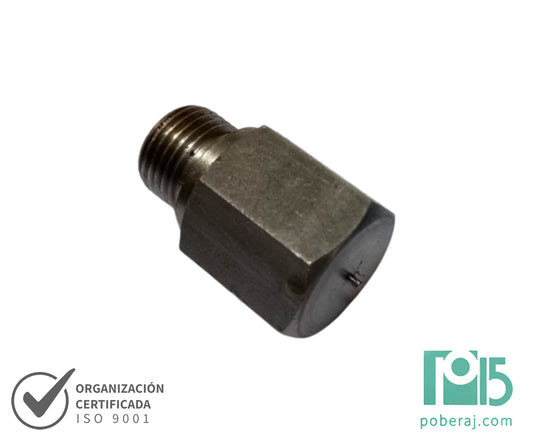D0523  Adaptador Macho BSPP AS.Plano P/Arandela A Ciego