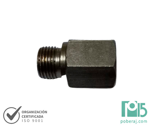 D0523  Adaptador Macho BSPP AS.Plano P/Arandela A Ciego