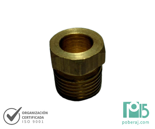D0590  TUERCA MG P/TUBO DE FRENO ROSCA UNF AS.SAE 45