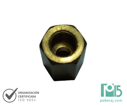 D0591  Cupla P/Tubo Rosca UNF AS.SAE 45 X IDEM O X HF BSPT