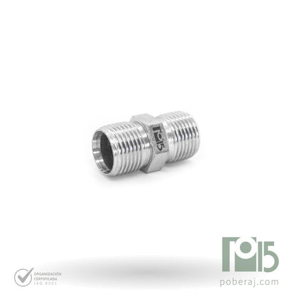 D0604 Adaptador recto rosca macho UNF tubo a rosca macho UNF tubo
