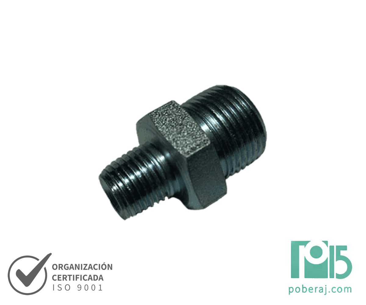 D0651  Adaptador Rosca Macho Metrica Tubo A Rosca Macho