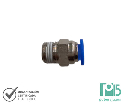 CONEXION NEUMATICA PUSH-IN Plastica Recto Codigo D0740