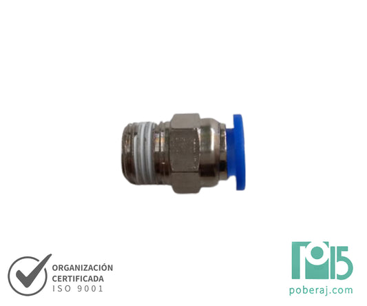CONEXION NEUMATICA PUSH-IN Plastica Recto Codigo D0740