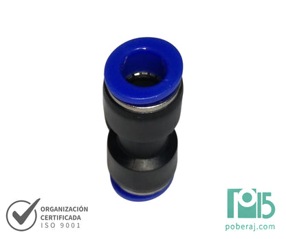 D0741  Conex.Push-In Plastica Recto