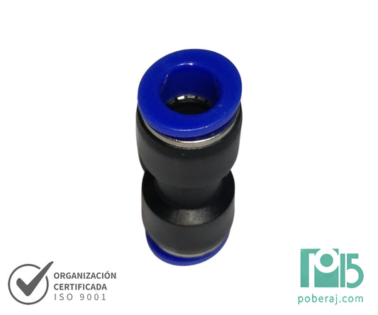 D0741  Conex.Push-In Plastica Recto