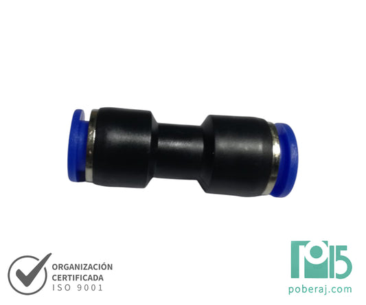 D0741  Conex.Push-In Plastica Recto