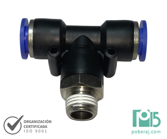 D0744 Conex.Push-In Plastica TEE