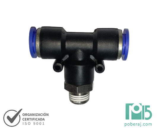 D0744 Conex.Push-In Plastica TEE