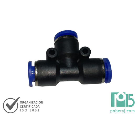 D0745  Conex.Push-In Plastica TEE