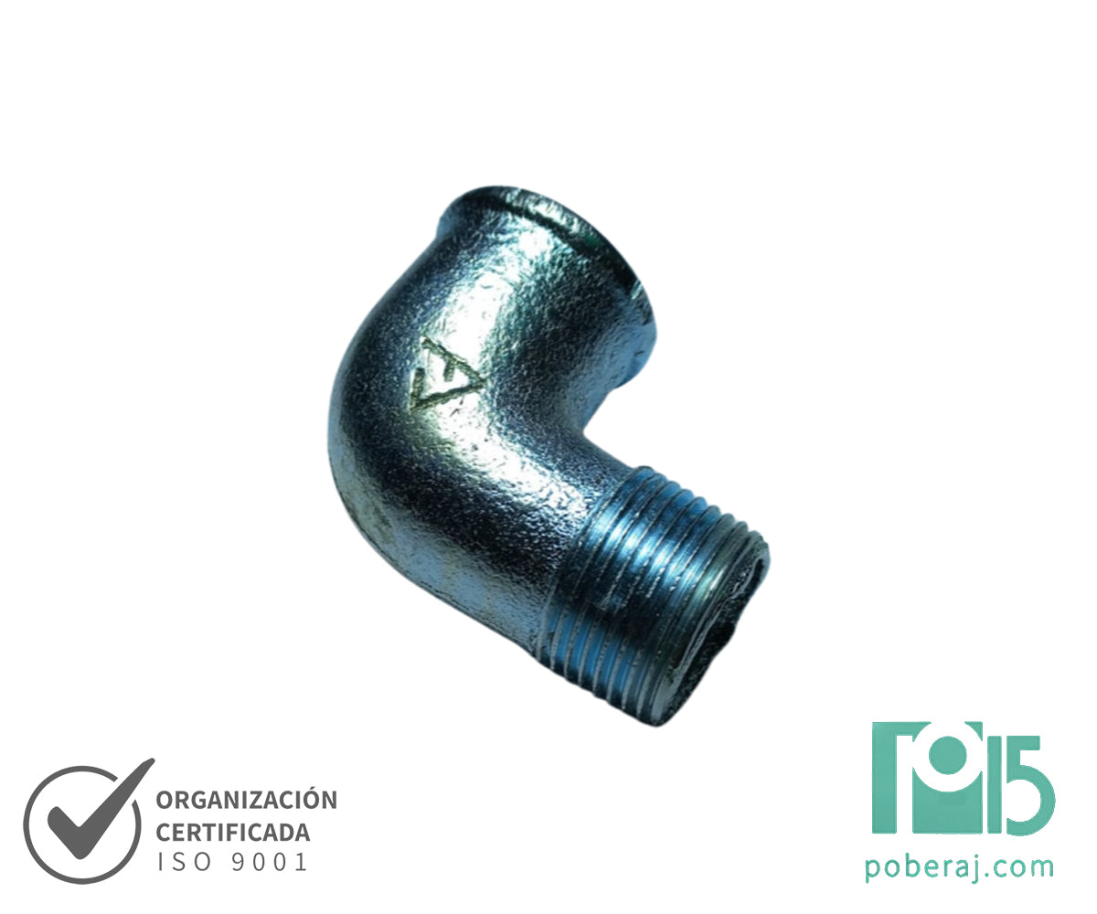 D0909  Codo 90 MH Galvanizado