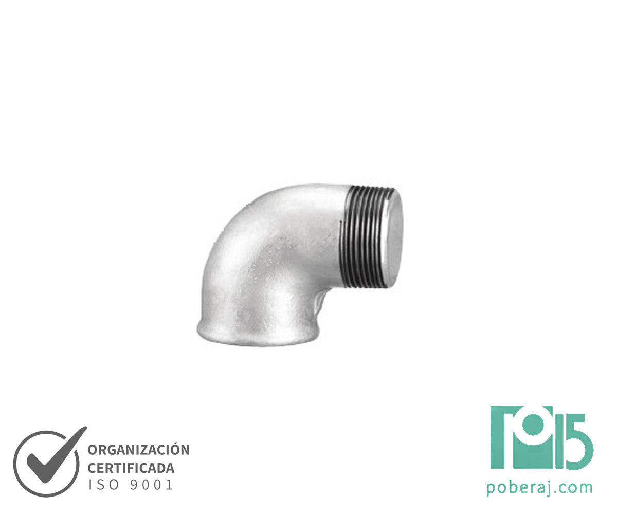 D0909  Codo 90 MH Galvanizado